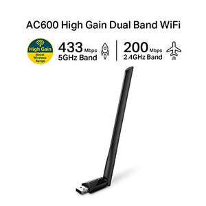 TP-Link Archer T2U Plus Alto Guadagno Adattatore USB Scheda di High Gain - Ilgrandebazar