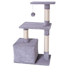 Carica l'immagine nel visualizzatore di Gallery, dibea Tiragraffi per Gatto Albero Tira Graffi Gioco Giocattolo Gatti Grigio...