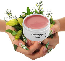 Carica l'immagine nel visualizzatore di Gallery, Gel UV Cover 30 ml - unghie mimetico rosa - ricostruzione polimerizzante LED NUDE per nail design art - gel costruttore Singolo.