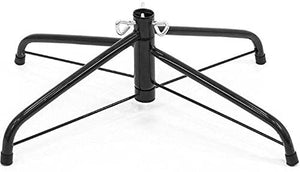 BAKAJI Albero di Natale Pino Cuore d'oro Ecologico e Ignifugo con Base a Croce in Ferro Pieghevole Super Folto Rami Innesto Ad Uncino Colore Verde (150 cm)