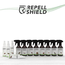 Carica l&#39;immagine nel visualizzatore di Gallery, RepellShield Spray Repellente Zecche Uomo per Pelle, Vestiti e Casa - Antizecche Uomo Spray per Escursioni - Spray Antiparassitario e Antizanzare Giardino - Efficiente Spray Antipulci per Ambienti