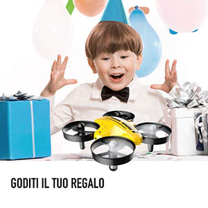 ATOYX 66C RC Mini Drone con Telecomando Funzione di Sospensione Giallo
