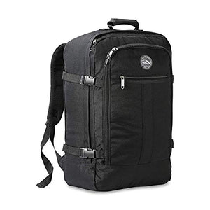 Cabin Max Metz, Zaino da Viaggio Bagaglio a 44L (55x40x20 cm), Nero/Nero