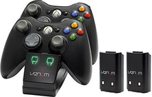 Carica l&#39;immagine nel visualizzatore di Gallery, Venom Twin Charging Station Doppio Caricabatterie per Xbox 360, Con 2 x...