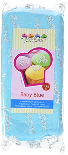 FunCakes Pasta di Zucchero Blu Baby - 1000 gr