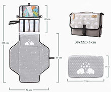 Carica l&#39;immagine nel visualizzatore di Gallery, Fasciatoio Portatile Pieghevole - BABYTREASURE - Tracolla e Volume &quot;FAI... - Ilgrandebazar