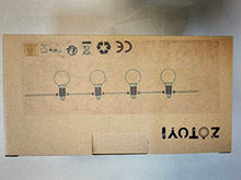 Carica l'immagine nel visualizzatore di Gallery, ZOTOYI LED Catena Luminosa Esterno, 15M Catena Luci Stringa Giardino IP65 Impermeabile con 25+2 G40 Lampadine, Luci da Esterno e Interno per Natale Matrimonio Partito, Bianco Caldo