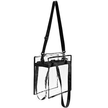 Carica l'immagine nel visualizzatore di Gallery, Eono by Amazon - Borsa Tote Trasparente Omologata per lo Stadio,