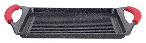 Euronovità EN-22141 Padella, Griglia, bistecchiera pietra nera 46 cm stone... - Ilgrandebazar