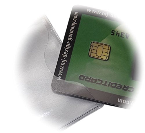 Porta Carte Di Credito MJ-Design - 12 Scomparti, Made In UE, Design Nero - Foto 12