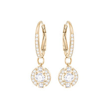 Carica l&#39;immagine nel visualizzatore di Gallery, Swarovski Orecchini Sparkling Dance Round, Cristallo Bianco, Placcati Nella... - Ilgrandebazar