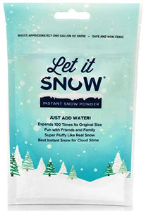 Let it Snow Neve Finta Istantanea in Polvere per Slime – 4 litres - Ilgrandebazar