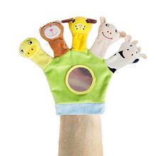 Carica l&#39;immagine nel visualizzatore di Gallery, Xrten Burattini a dito,Guanto Cartoon Animal Finger Velluto Dolls Toys...