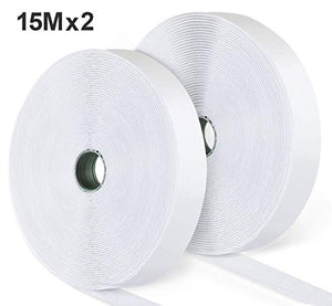 Ilauke 15M Nastro Adesivo Velcro per Zanzariera