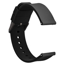 Carica l'immagine nel visualizzatore di Gallery, WOCCI 14mm 18mm 20mm 22mm 24mm Orologi Cinturino in Silicone 20mm, Nero