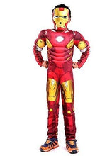 Carica l&#39;immagine nel visualizzatore di Gallery, Costume Iron Man Bambino Vestito Carnevale Costumino Con Busto Muscoloso E... - Ilgrandebazar