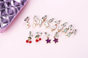 Powerking Orecchini per ragazze, orecchini ragazze Girl Earring-flamingo