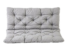 Carica l&#39;immagine nel visualizzatore di Gallery, Meerweh 90266 - Cuscino per panca a 2 posti e Panca Hanko, grigia,...