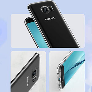 NEW'C Cover per Samsung Galaxy S7, Custodia Gel Trasparente Morbida Silicone...