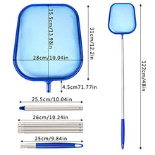 Carica l&#39;immagine nel visualizzatore di Gallery, Kit per Piscina Asta Retino, Emooqi Leaf Skimmer retina Raccogli Foglie...