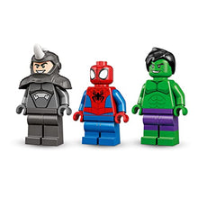 Carica l&#39;immagine nel visualizzatore di Gallery, LEGO 10782 Marvel Spidey e i Suoi Fantastici Amici Resa dei Conti tra Hulk e Rhino, Spider-Man Giocattolo con Macchine Monster Truck, Giochi per Bambini e Bambine dai 4 Anni