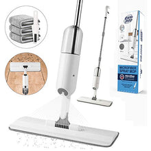 Carica l&#39;immagine nel visualizzatore di Gallery, O&#39;woda Spray Mop, Mocio in Microfibra con Spruzzatore 450ML, Rotante di 360...