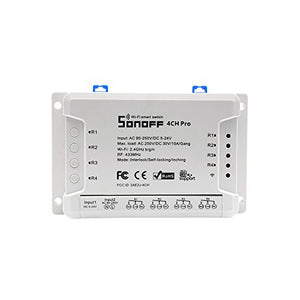 4CH Pro R2-Interruptor inteligente 4 Gang, Interruptor de Sonoff PRO R2