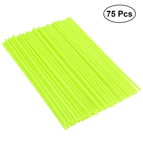 Clispeed 75 PCS Copri raggi per moto e bici la decorazione Spoke skins...