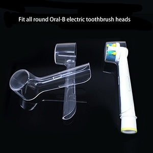 Portaspazzolino elettrico con 4 custodie antipolvere per testine Oral-B