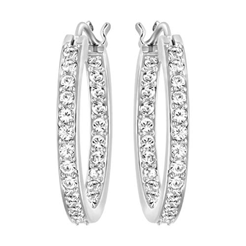 Swarovski Cerchi Sommerset, Cristallo Bianco, Rodiati, da Donna - Ilgrandebazar