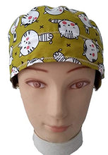 Carica l&#39;immagine nel visualizzatore di Gallery, Cappello chirurgico Donna GATTINI per capelli lunghi, chirurgia, dentista,... - Ilgrandebazar