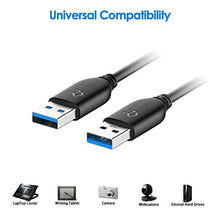 Carica l'immagine nel visualizzatore di Gallery, Rankie Cavo USB 3.0 A Maschio a A Maschio, Nero, 1,8 m m