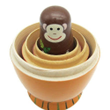 Carica l&#39;immagine nel visualizzatore di Gallery, ZHUOTOP Cute Animal Nesting Babushka Russian Doll Matryoshka Hand Paint... - Ilgrandebazar