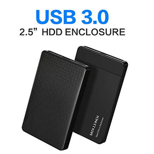 EasyULT Case Esterno per Disco Rigido 2.5", USB 3.0 Enclosure Hard Disk Nero