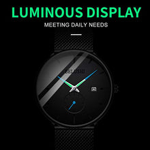 Carica l'immagine nel visualizzatore di Gallery, Orologio da polso uomo, luminoso, casual, sottile, al quarzo,... - Ilgrandebazar