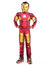 Carica l&#39;immagine nel visualizzatore di Gallery, Costume Iron Man Bambino Vestito Carnevale Costumino Con Busto Muscoloso E... - Ilgrandebazar