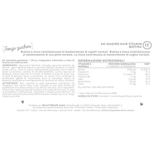 Carica l&#39;immagine nel visualizzatore di Gallery, Bears With Benefits Ah-Mazing Hair Vitamin Con Biotina Senza Zucchero - Capsule, 150 gr