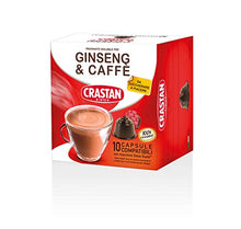 Carica l&#39;immagine nel visualizzatore di Gallery, Crastan Capsule Compatibili 10 Unità (Confezione da 10), Ginseng &amp; Caffè