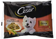 Carica l'immagine nel visualizzatore di Gallery, Cesar Le Delizie del Giorno Cibo per Cane Selezione in Salsa 4 x 100 g - 13... - Ilgrandebazar