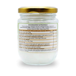 Olio di Cocco Biologico Extra Vergine 200 ml. Crudo e Spremuto a Freddo.... - Ilgrandebazar