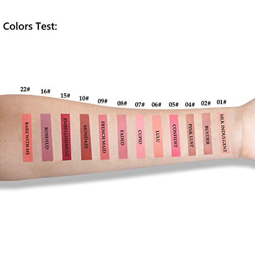 Rechoo 12Pcs Rossetto Matte Liquido Tinta Labbra a Lunga Tenuta,Rosset Ilgrandebazar.it Rechoo 12Pcs Rossetto Matte Liquido Tinta Labbra a Lunga Tenuta,Rosset Ilgrandebazar.it