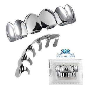 Joker Grillz Suicide Squad 24k placcato in oro bianco per bocca e... - Ilgrandebazar