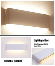 Carica l&#39;immagine nel visualizzatore di Gallery, OOWOLF LED Lampada da Parete Interno 12W 1200LM, Applique Interno... - Ilgrandebazar