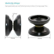 Carica l&#39;immagine nel visualizzatore di Gallery, Pro Responsive Yoyo per principianti Magicyoyo V6 LOCUS SPAZIO Matt nero - Ilgrandebazar