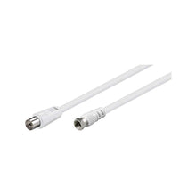 Carica l'immagine nel visualizzatore di Gallery, Goobay 11829 Cavetto Coax SAT/Antenna (<70 dB), Schermatura Doppia, Bianco, 1.5 m Lunghezza del Cavo