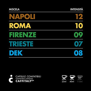 Il Caffè Italiano - Caffitaly 100 Capsule compatibili - Kit Degustazione...