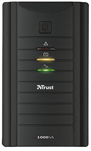 Trust Oxxtron UPS Gruppo di Continuità 1000VA, Nero