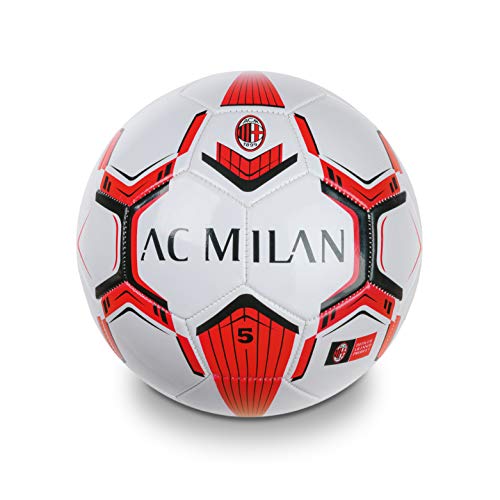 A.C. MILAN PRO Pallone Calcio Cucito SIZE 5 350 grammi In Scatola Singola - Ilgrandebazar