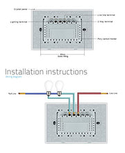 Carica l&#39;immagine nel visualizzatore di Gallery, LIVOLO Interruttore della Luce con Indicatore LED Touch Switch Pannello... - Ilgrandebazar