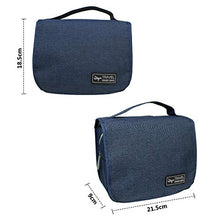 Carica l'immagine nel visualizzatore di Gallery, Beauty Case Da Viaggio, Organizzatore Di Borse Per Il Trucco Wash Bag Blu - Ilgrandebazar
